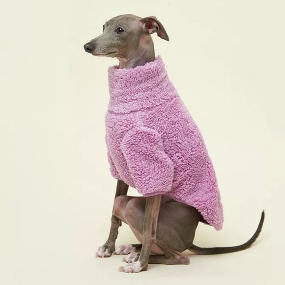 Little Beast Purple Dog Fleece Sweater - Picture 1 of 12
